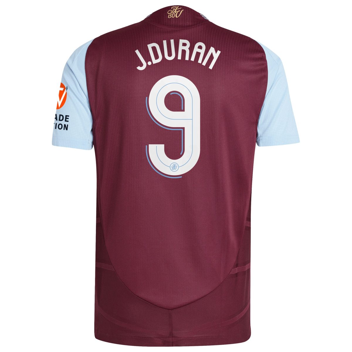 aston villa adidas home authentic shirt 2024-25 with j.duran 9 cup printing Collection | Official Aston Villa Jerseys