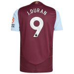 aston villa adidas home authentic shirt 2024-25 with j.duran 9 printing Collection | Official Aston Villa Jerseys