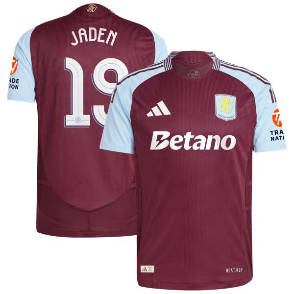 aston villa adidas home authentic shirt 2024-25 with jaden 19 cup printing Collection | Official Aston Villa Jerseys