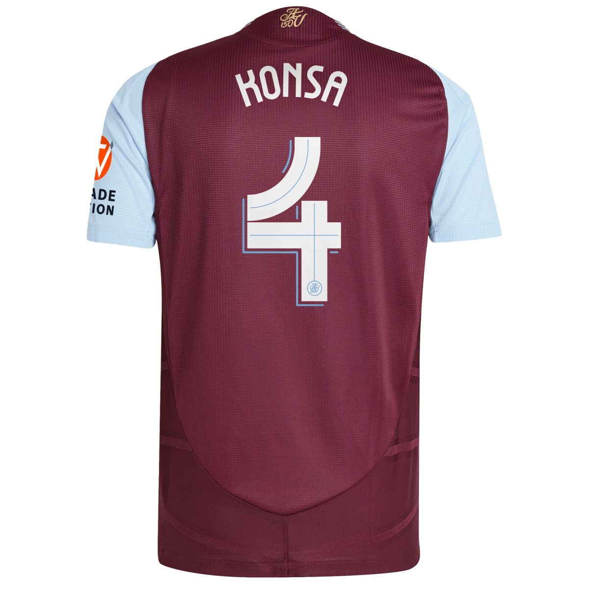 aston villa adidas home authentic shirt 2024-25 with konsa 4 cup printing Collection | Official Aston Villa Jerseys