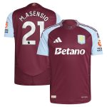 aston villa adidas home authentic shirt 2024-25 with m.asensio 21 printing Collection | Official Aston Villa Jerseys