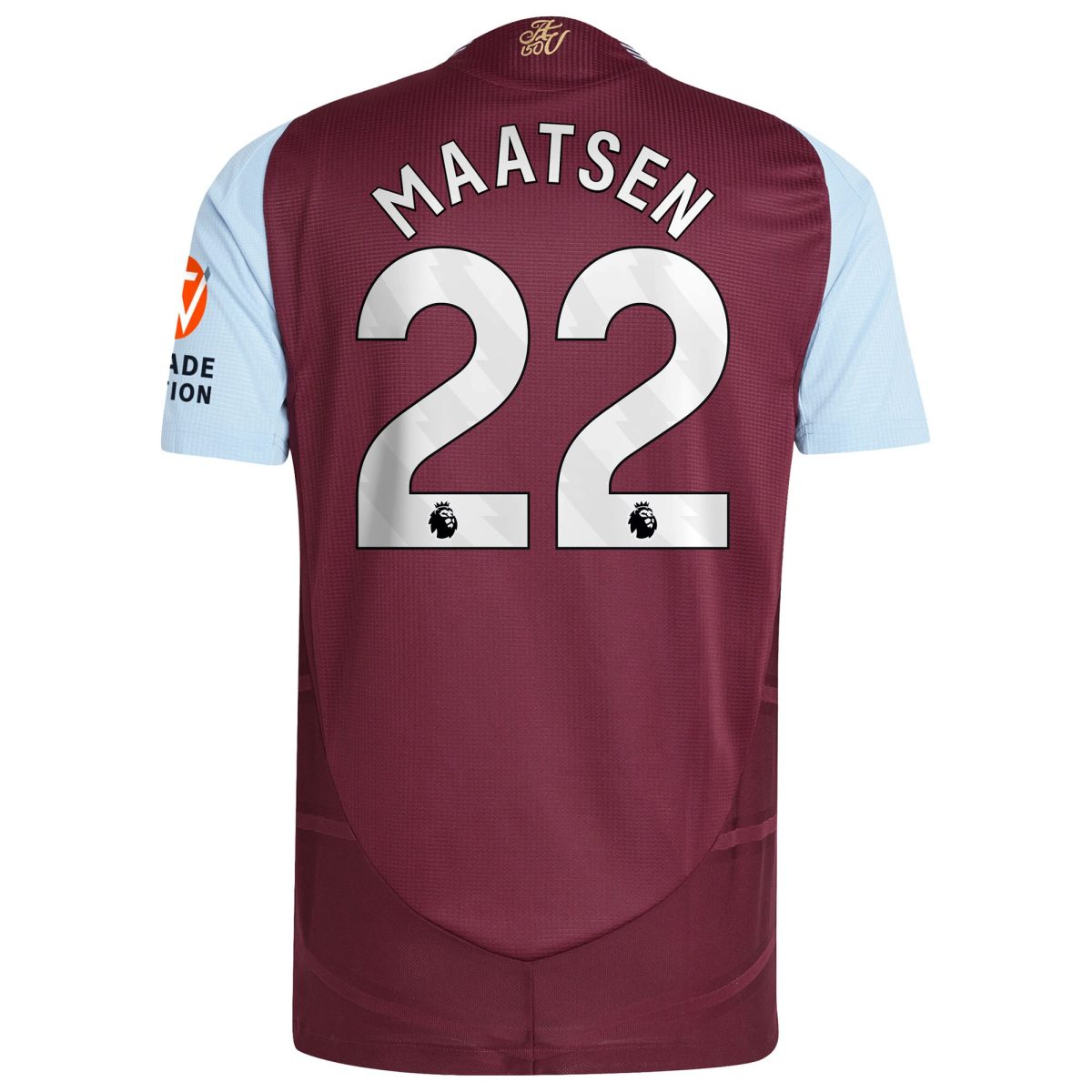 aston villa adidas home authentic shirt 2024-25 with maatsen 22 printing Collection | Official Aston Villa Jerseys