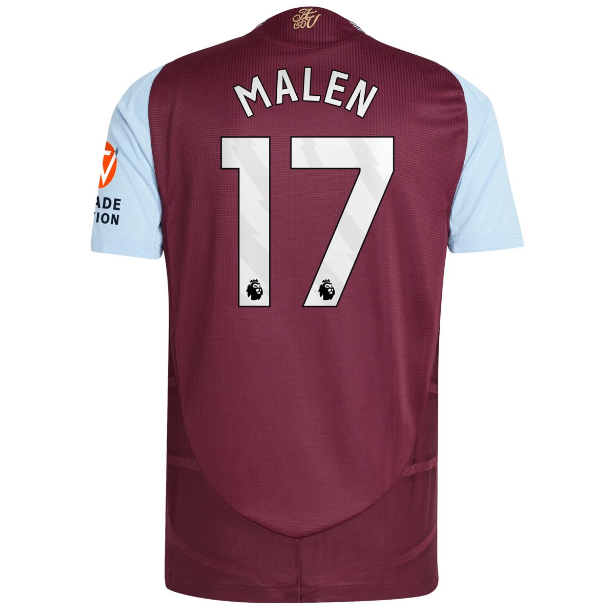 aston villa adidas home authentic shirt 2024-25 with malen 17 printing Collection | Official Aston Villa Jerseys