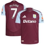 aston villa adidas home authentic shirt 2024-25 with mcginn 7 printing Collection | Official Aston Villa Jerseys
