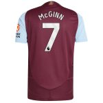 aston villa adidas home authentic shirt 2024-25 with mcginn 7 printing Collection | Official Aston Villa Jerseys