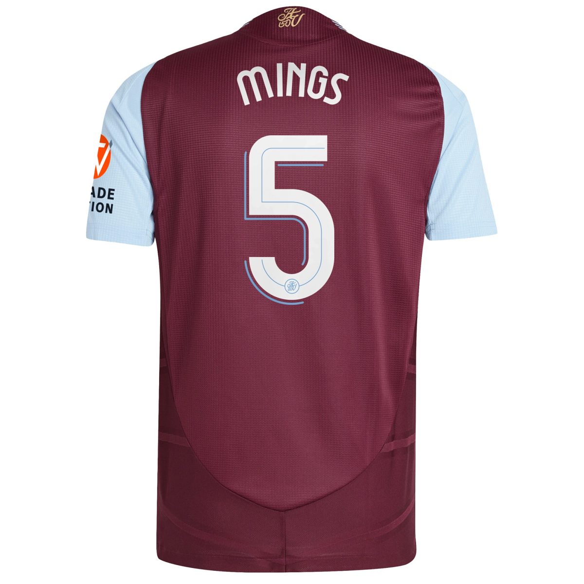 aston villa adidas home authentic shirt 2024-25 with mings 5 cup printing Collection | Official Aston Villa Jerseys