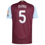 aston villa adidas home authentic shirt 2024-25 with mings 5 cup printing Collection | Official Aston Villa Jerseys