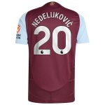 aston villa adidas home authentic shirt 2024-25 with nedeljković 20 printing Collection | Official Aston Villa Jerseys