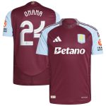 aston villa adidas home authentic shirt 2024-25 with onana 24 cup printing Collection | Official Aston Villa Jerseys