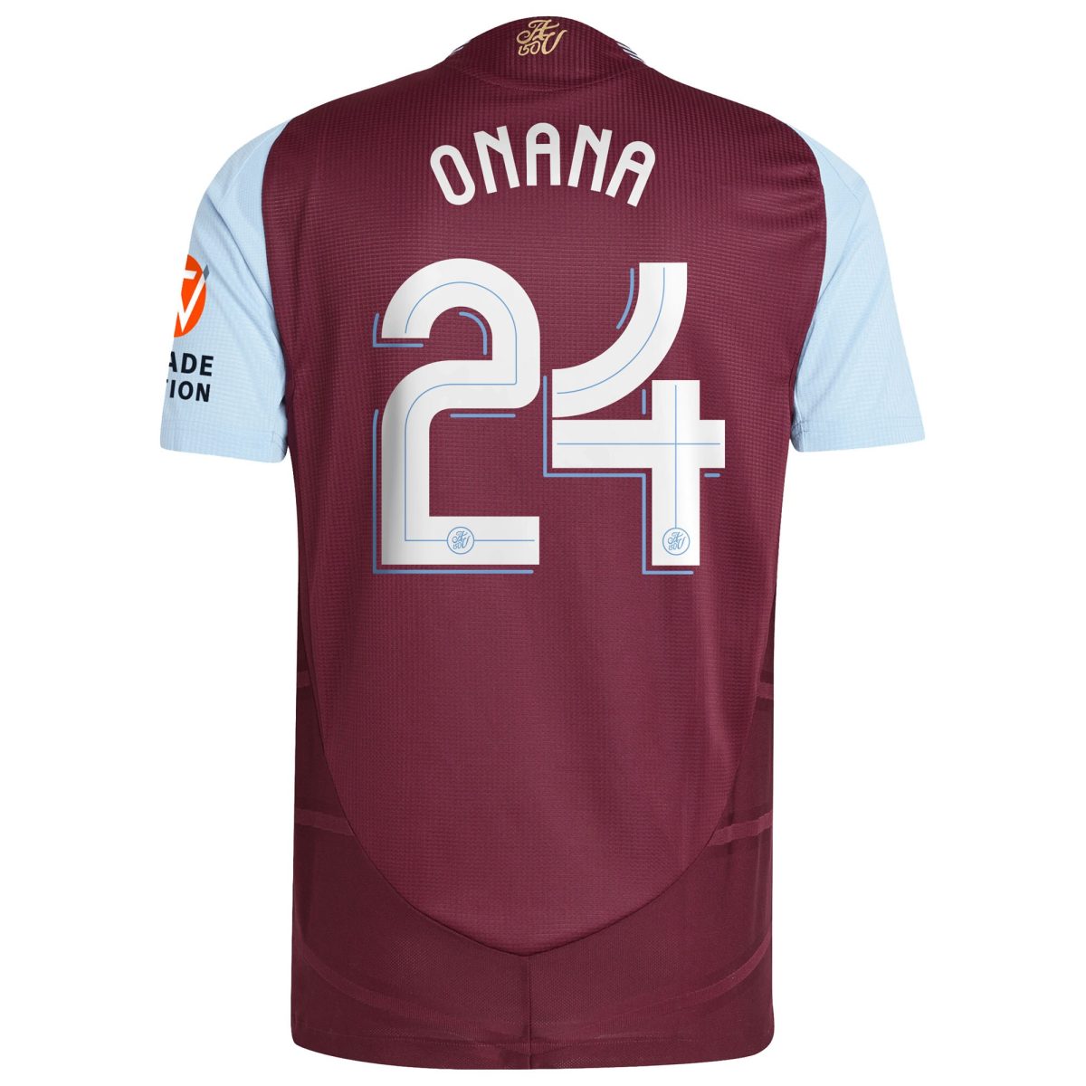 aston villa adidas home authentic shirt 2024-25 with onana 24 cup printing Collection | Official Aston Villa Jerseys