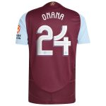 aston villa adidas home authentic shirt 2024-25 with onana 24 cup printing Collection | Official Aston Villa Jerseys