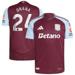 aston villa adidas home authentic shirt 2024-25 with onana 24 printing Collection | Official Aston Villa Jerseys