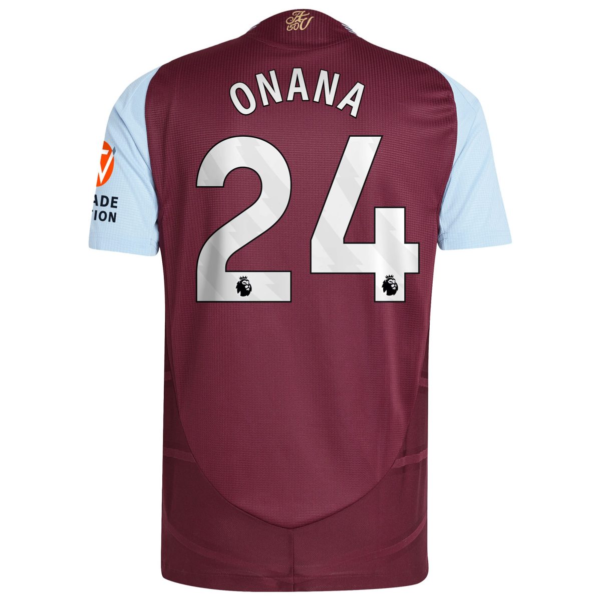 aston villa adidas home authentic shirt 2024-25 with onana 24 printing Collection | Official Aston Villa Jerseys
