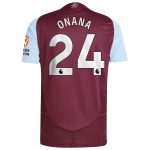 aston villa adidas home authentic shirt 2024-25 with onana 24 printing Collection | Official Aston Villa Jerseys