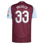 aston villa adidas home authentic shirt 2024-25 with pacheco 33 cup printing Collection | Official Aston Villa Jerseys