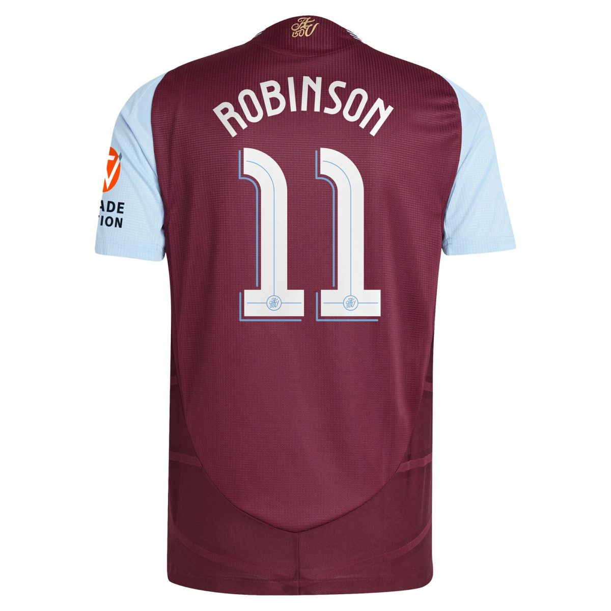 aston villa adidas home authentic shirt 2024-25 with robinson 11 cup printing Collection | Official Aston Villa Jerseys