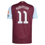 aston villa adidas home authentic shirt 2024-25 with robinson 11 cup printing Collection | Official Aston Villa Jerseys