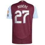 aston villa adidas home authentic shirt 2024-25 with rogers 27 cup printing Collection | Official Aston Villa Jerseys