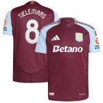 aston villa adidas home authentic shirt 2024-25 with tielemans 8 cup printing Collection | Official Aston Villa Jerseys