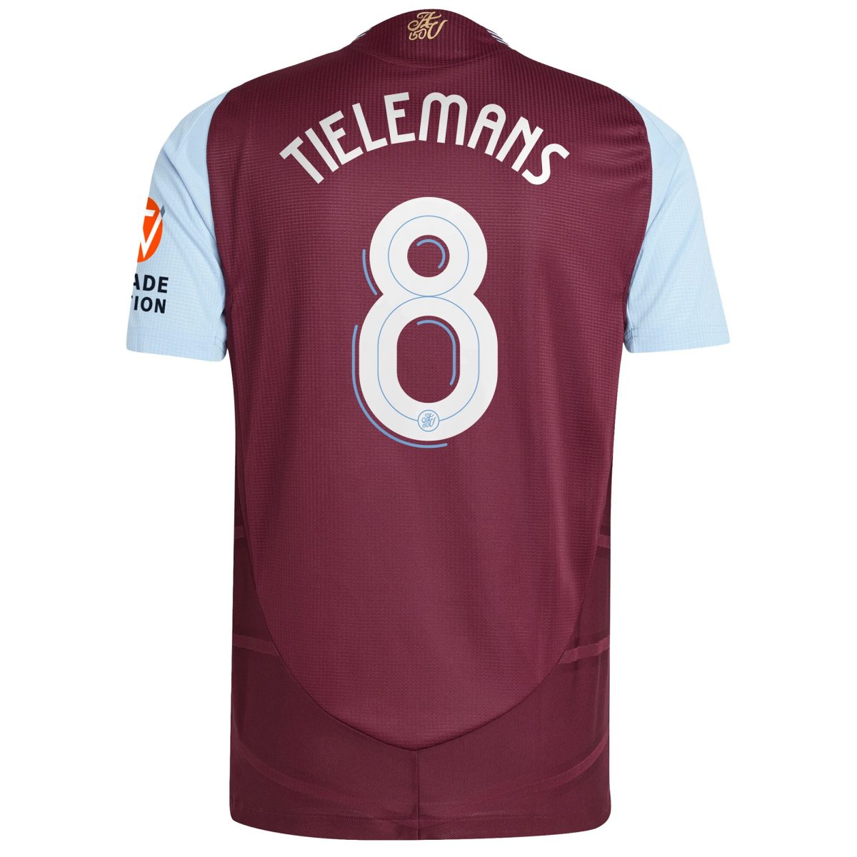 aston villa adidas home authentic shirt 2024-25 with tielemans 8 cup printing Collection | Official Aston Villa Jerseys