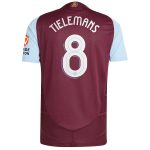 aston villa adidas home authentic shirt 2024-25 with tielemans 8 cup printing Collection | Official Aston Villa Jerseys