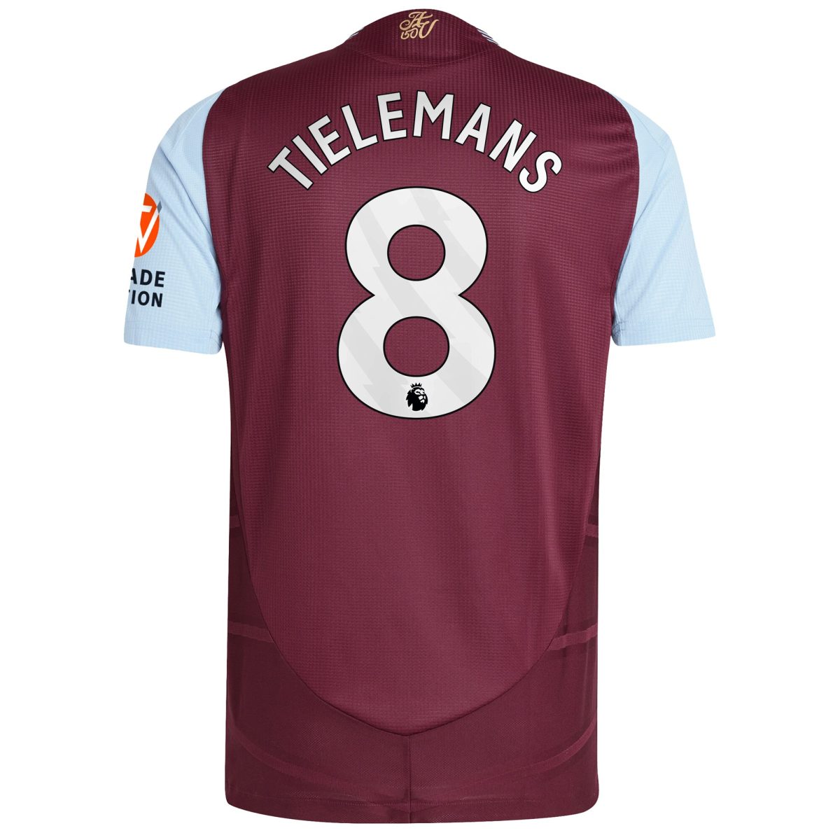 aston villa adidas home authentic shirt 2024-25 with tielemans 8 printing Collection | Official Aston Villa Jerseys