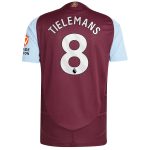 aston villa adidas home authentic shirt 2024-25 with tielemans 8 printing Collection | Official Aston Villa Jerseys