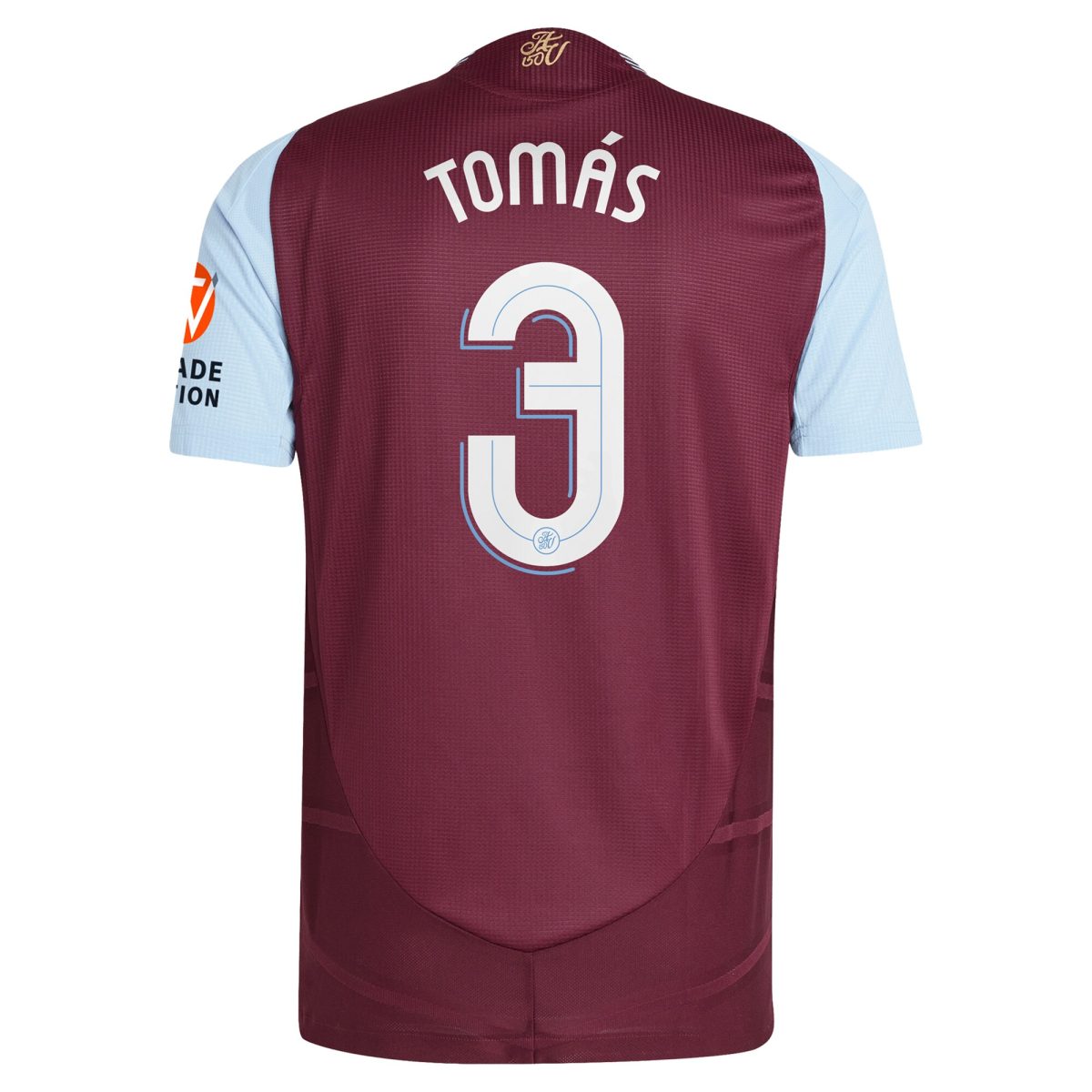 aston villa adidas home authentic shirt 2024-25 with tomás 3 cup printing Collection | Official Aston Villa Jerseys