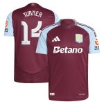 aston villa adidas home authentic shirt 2024-25 with turner 14 cup printing Collection | Official Aston Villa Jerseys