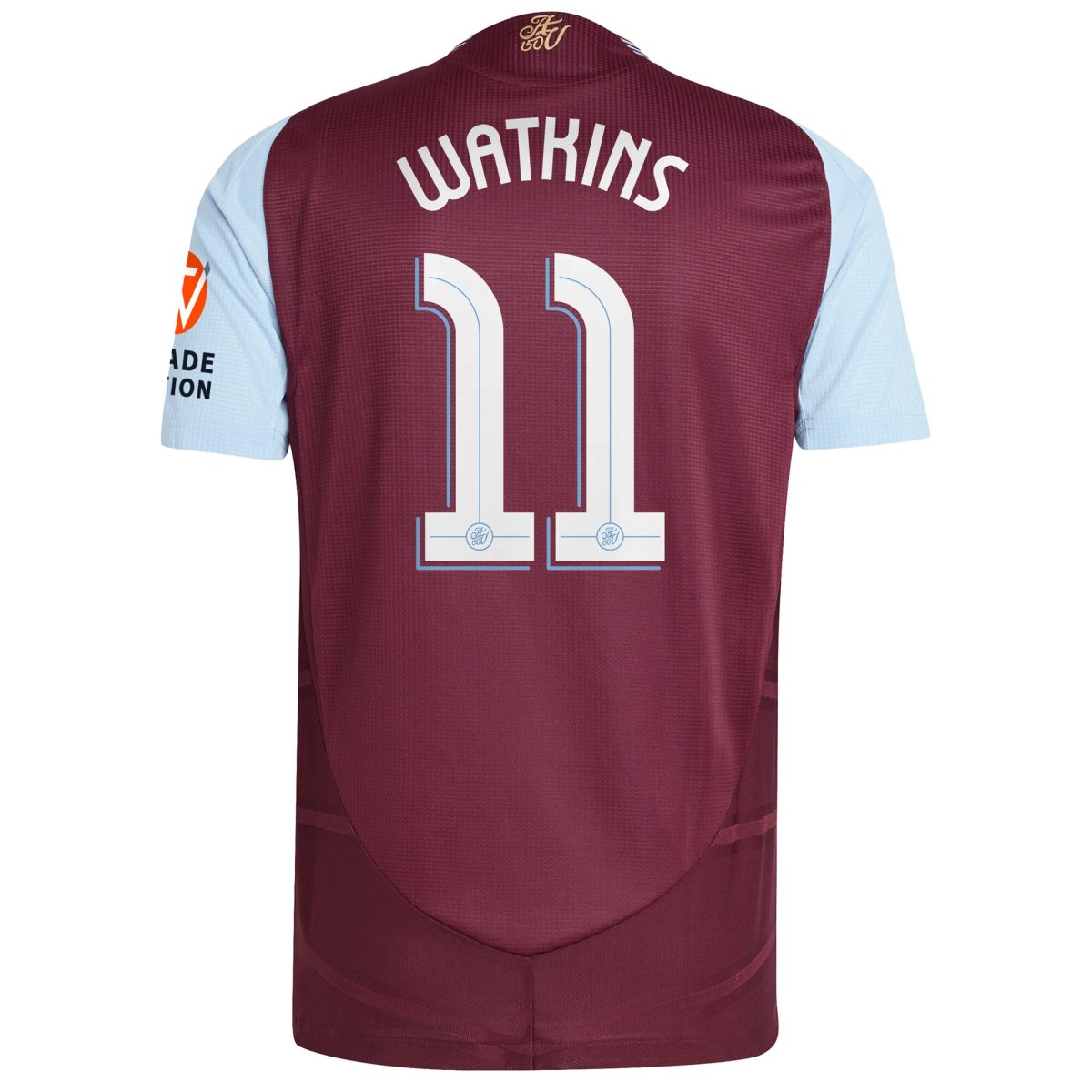 aston villa adidas home authentic shirt 2024-25 with watkins 11 cup printing Collection | Official Aston Villa Jerseys