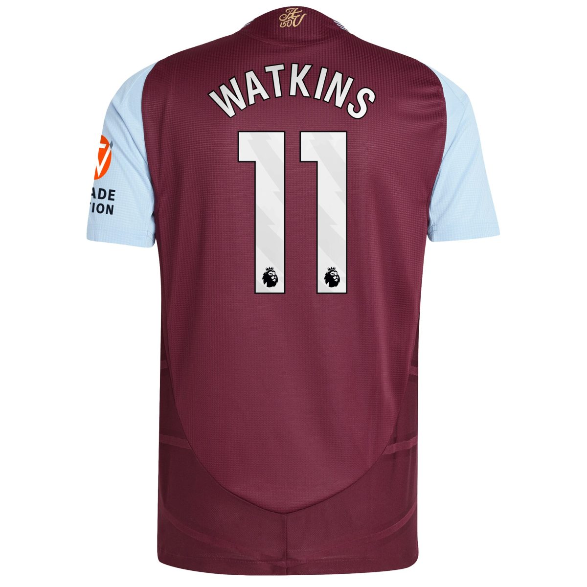 aston villa adidas home authentic shirt 2024-25 with watkins 11 printing Collection | Official Aston Villa Jerseys