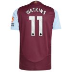 aston villa adidas home authentic shirt 2024-25 with watkins 11 printing Collection | Official Aston Villa Jerseys