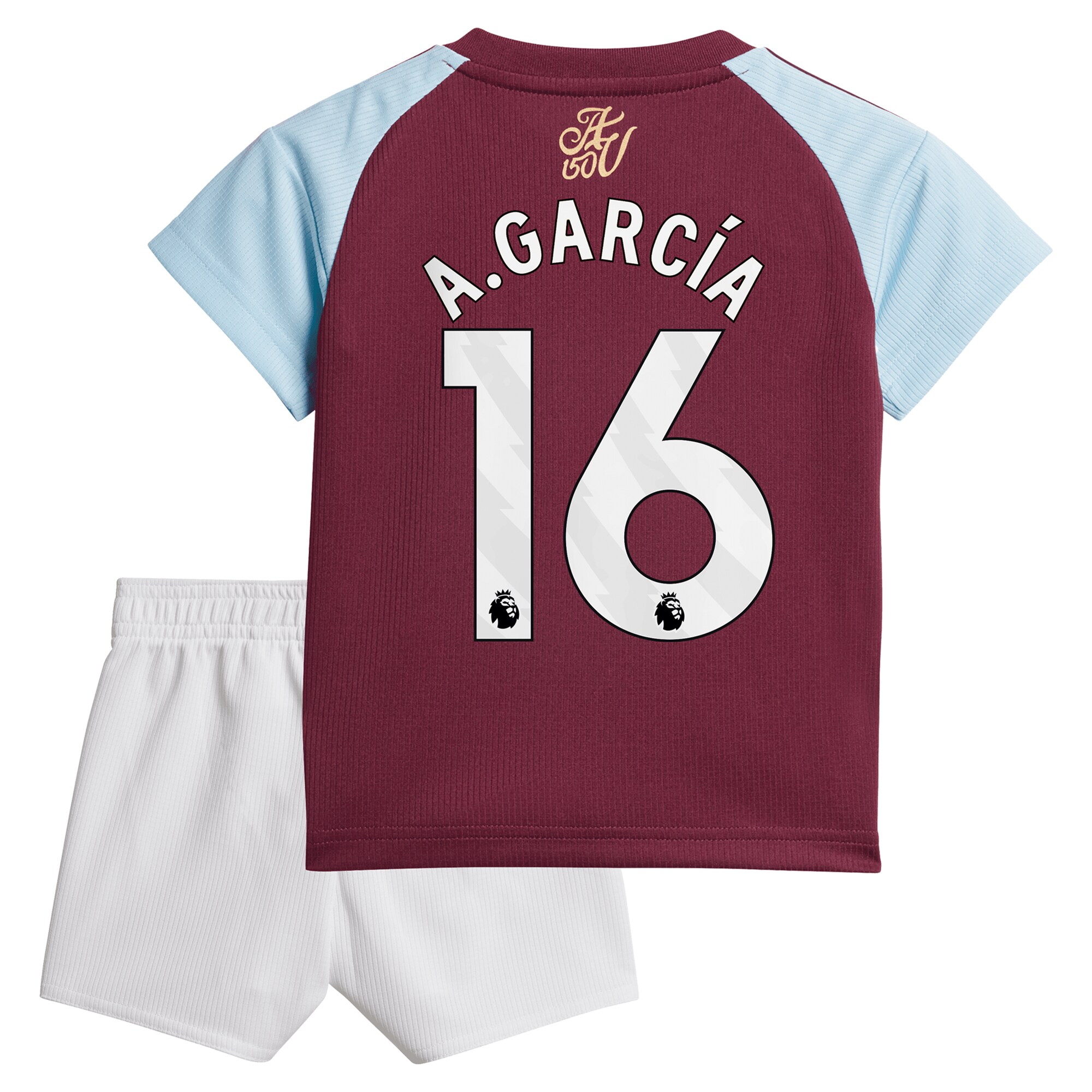 aston villa adidas home baby kit 2024-25 with a.garcía 16 printing Collection | Official Aston Villa Jerseys