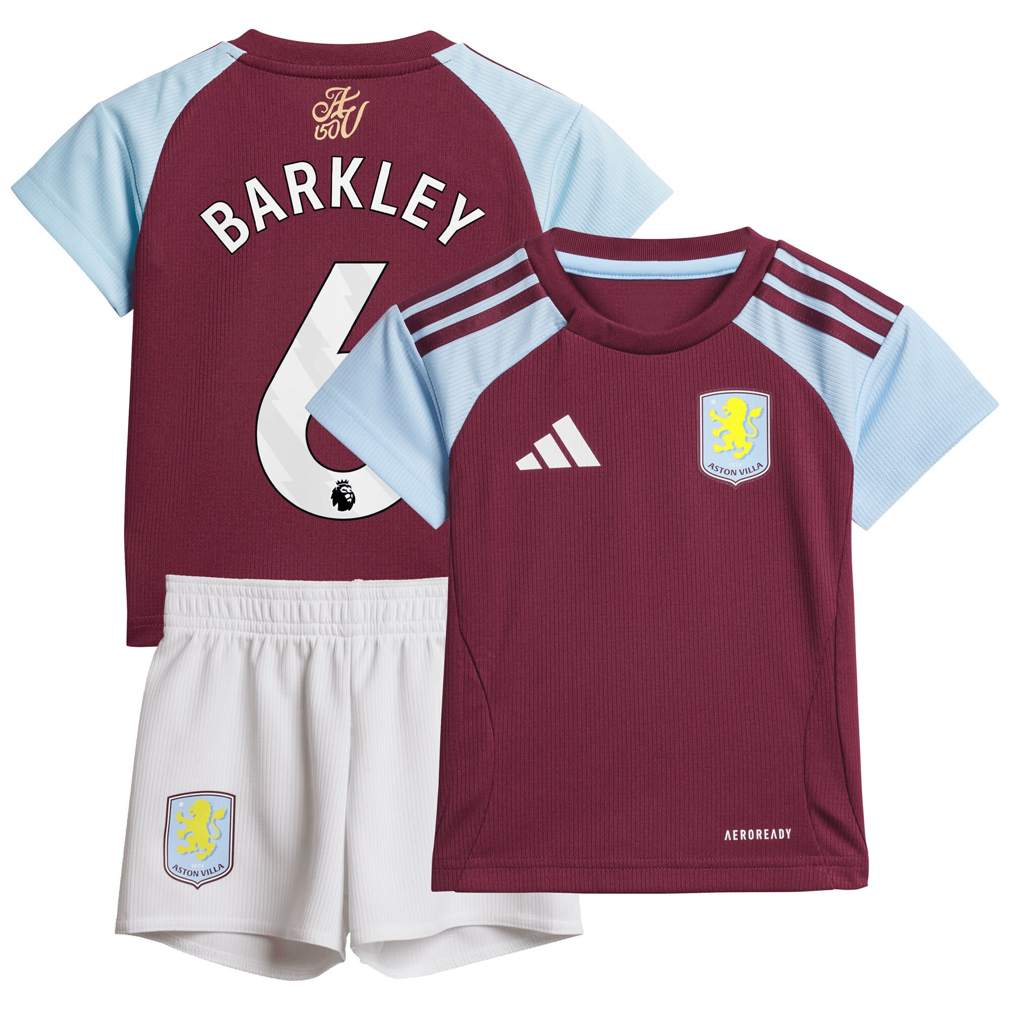 aston villa adidas home baby kit 2024-25 with barkley 6 printing Collection | Official Aston Villa Jerseys