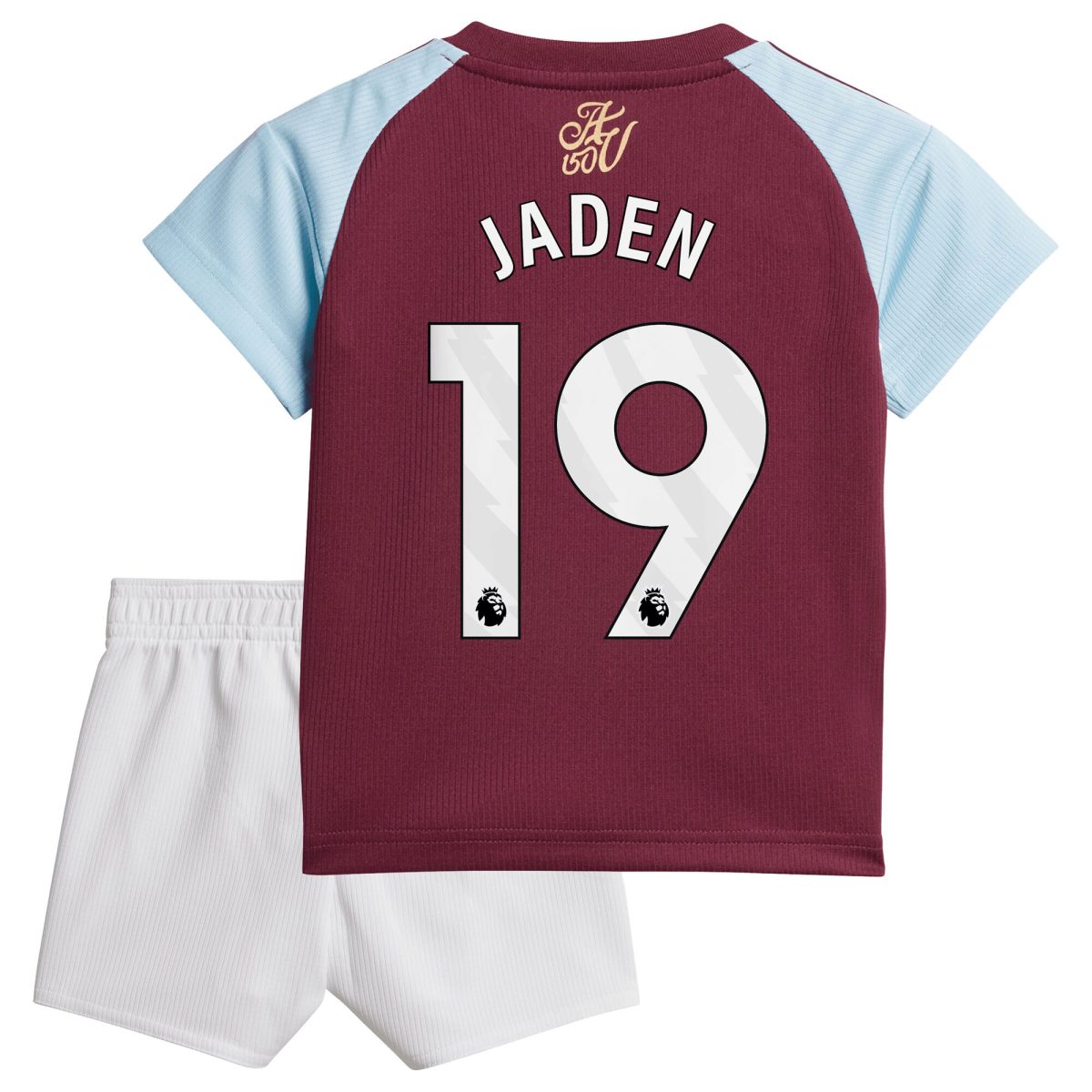 aston villa adidas home baby kit 2024-25 with jaden 19 printing Collection | Official Aston Villa Jerseys