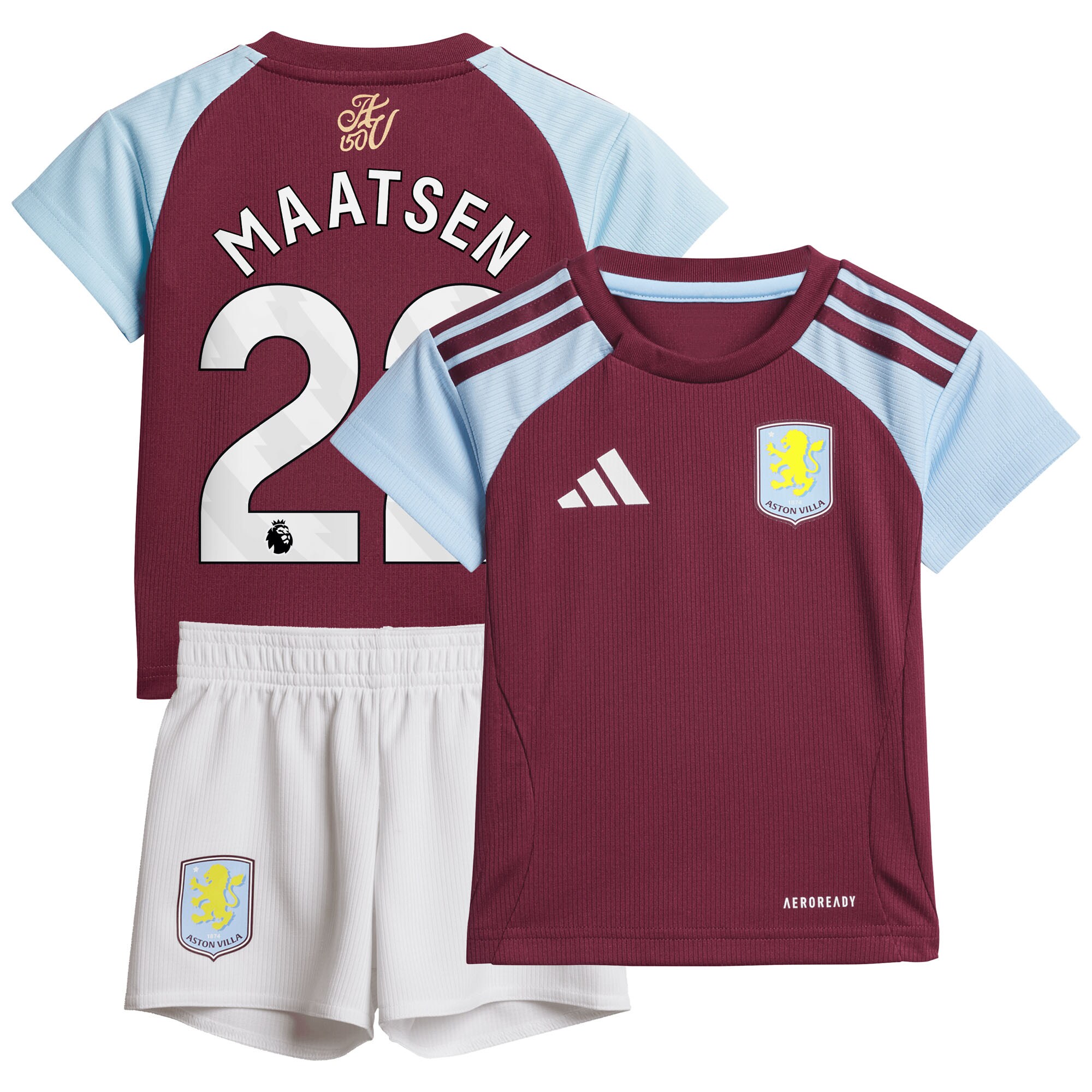 aston villa adidas home baby kit 2024-25 with maatsen 22 printing Collection | Official Aston Villa Jerseys