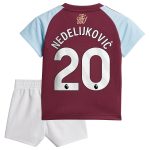 aston villa adidas home baby kit 2024-25 with nedeljković 20 printing Collection | Official Aston Villa Jerseys