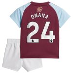 aston villa adidas home baby kit 2024-25 with onana 24 printing Collection | Official Aston Villa Jerseys