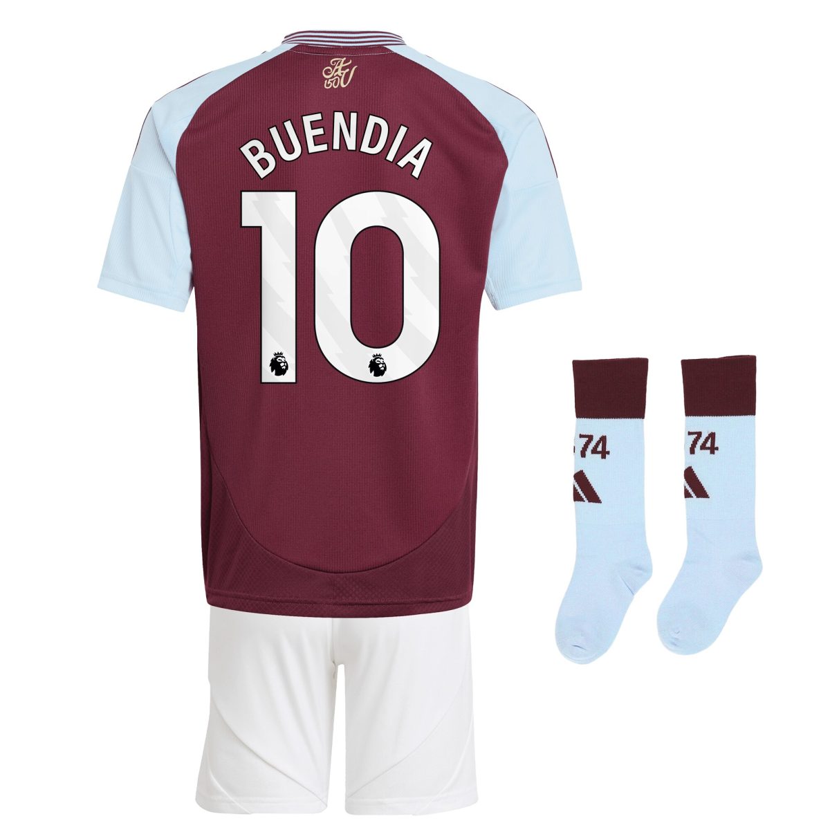 aston villa adidas home mini kit 2024-25 with buendia 10 printing Collection | Official Aston Villa Jerseys