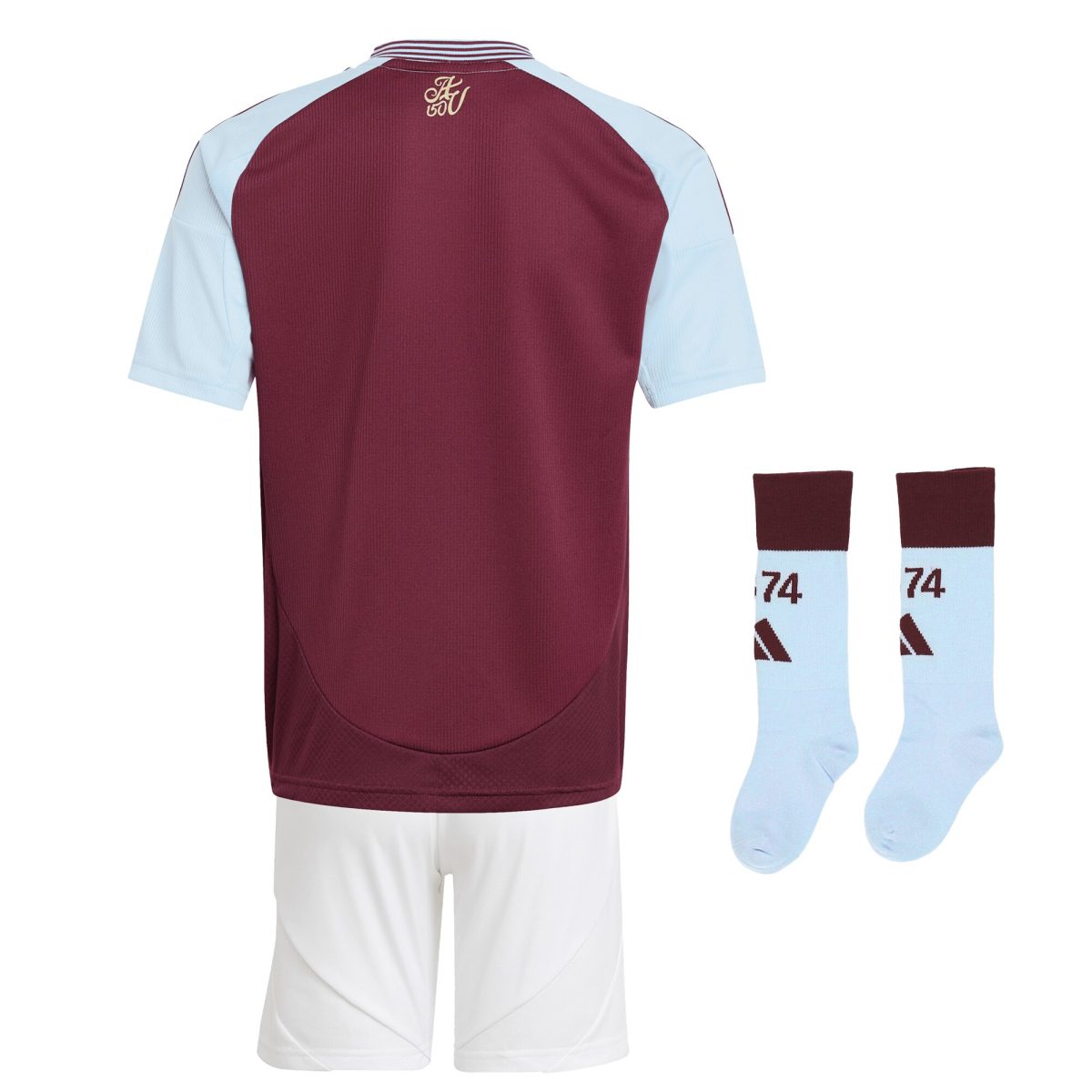 aston villa adidas home mini kit 2024-25 with custom printing Collection | Official Aston Villa Jerseys