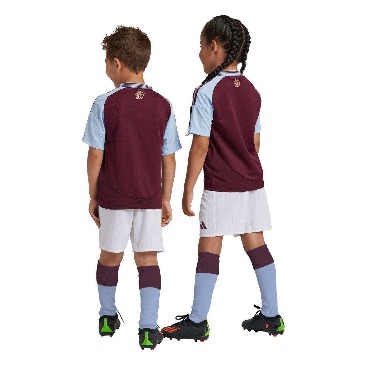 aston villa adidas home mini kit 2024-25 with custom printing Collection | Official Aston Villa Jerseys