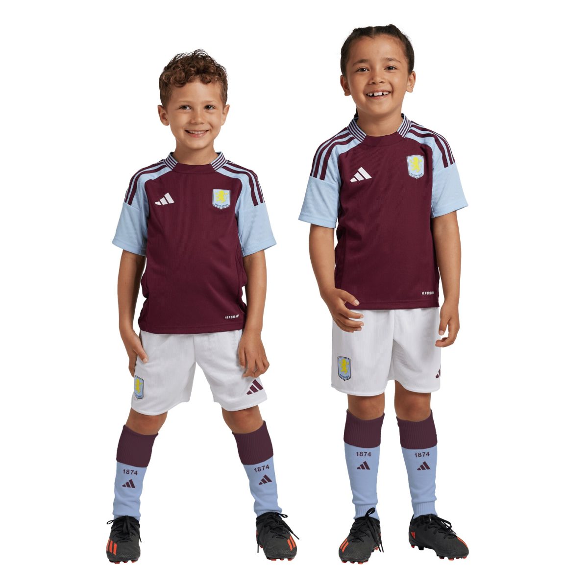 aston villa adidas home mini kit 2024-25 with custom printing Collection | Official Aston Villa Jerseys