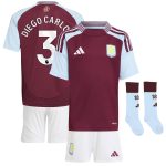 aston villa adidas home mini kit 2024-25 with diego carlos 3 printing Collection | Official Aston Villa Jerseys