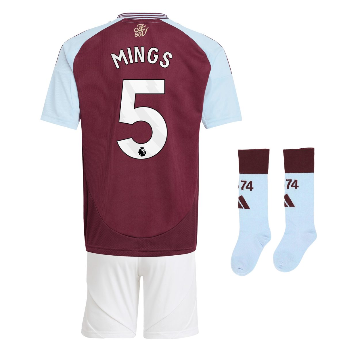 aston villa adidas home mini kit 2024-25 with mings 5 printing Collection | Official Aston Villa Jerseys