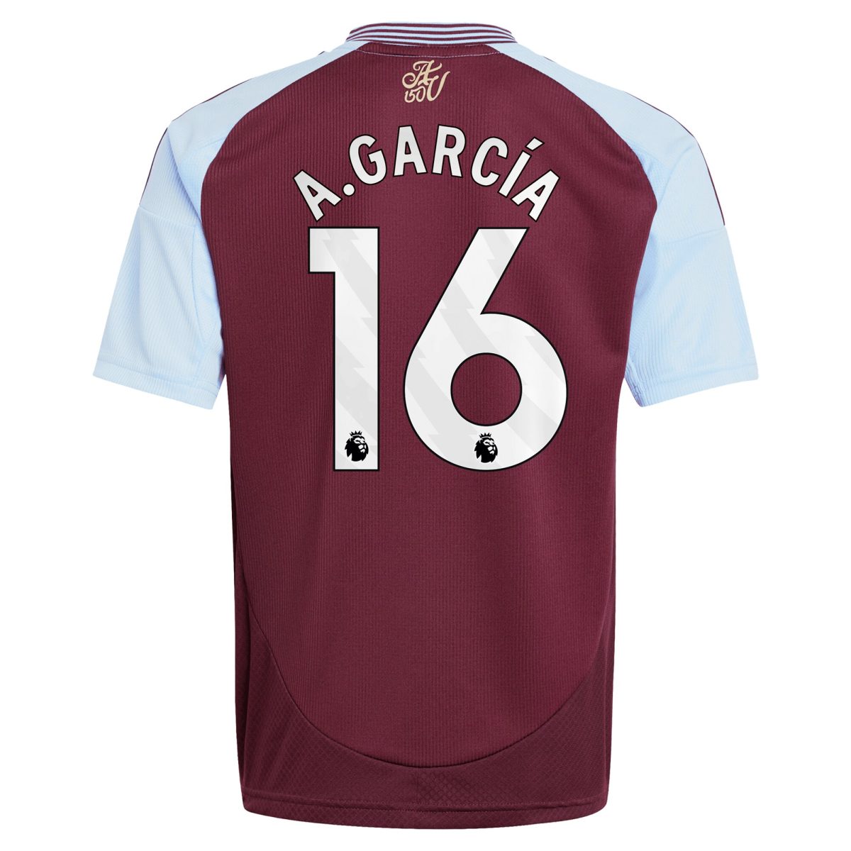 aston villa adidas home shirt 2024-25 – kids with a.garcía 16 printing Collection | Official Aston Villa Jerseys