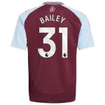 aston villa adidas home shirt 2024-25 – kids with bailey 31 printing Collection | Official Aston Villa Jerseys