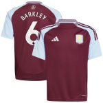aston villa adidas home shirt 2024-25 – kids with barkley 6 printing Collection | Official Aston Villa Jerseys