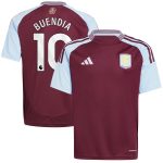 aston villa adidas home shirt 2024-25 – kids with buendia 10 printing Collection | Official Aston Villa Jerseys