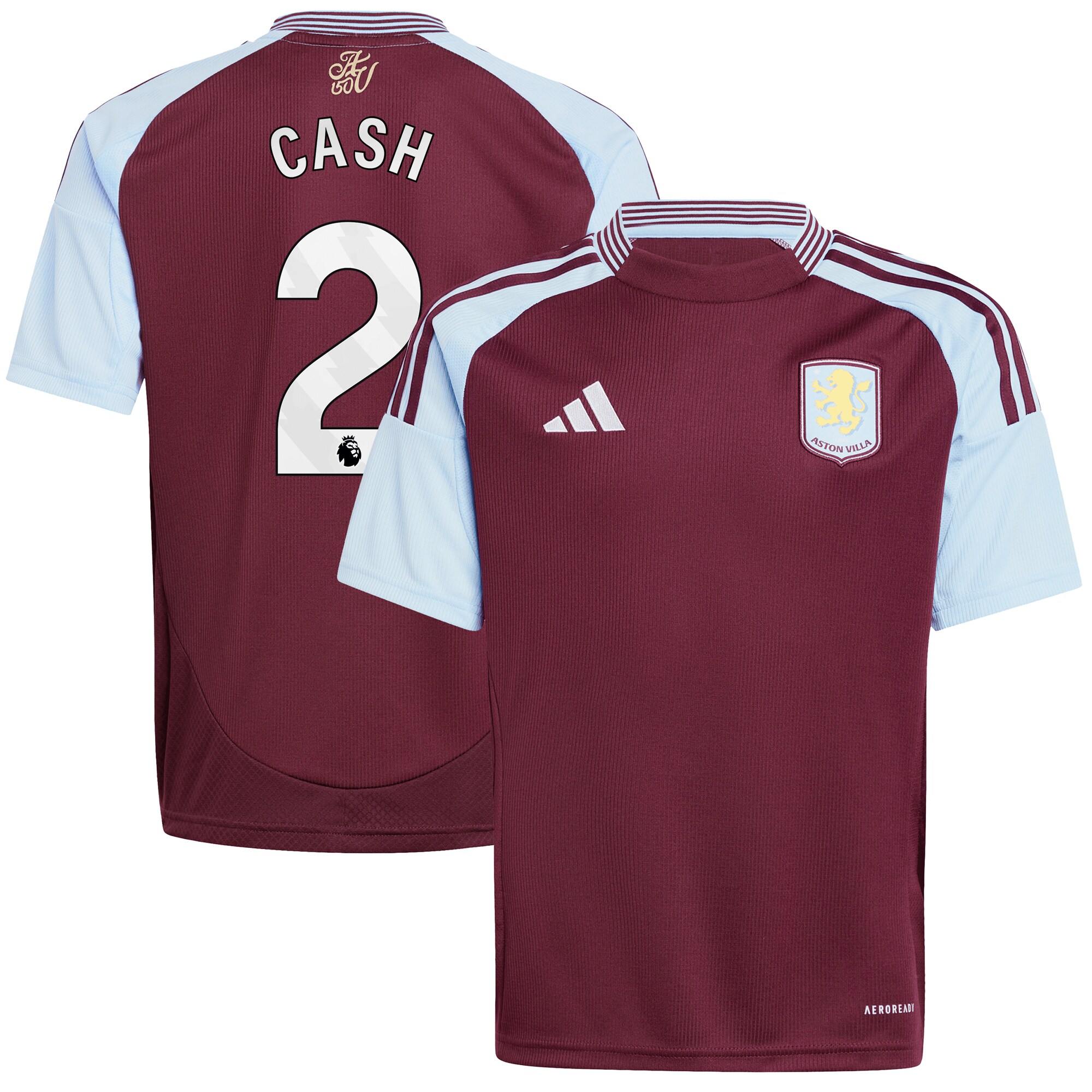 aston villa adidas home shirt 2024-25 – kids with cash 2 printing Collection | Official Aston Villa Jerseys