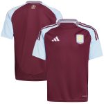 aston villa adidas home shirt 2024-25 – kids with custom printing Collection | Official Aston Villa Jerseys